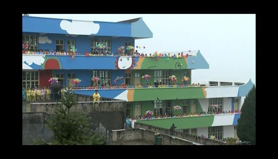 爱迭爱 让爱传递——2010年「为爱上色」湖北省熊家岩小学记录影片